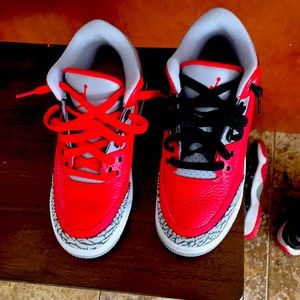 Jordan Red Cement 3’s